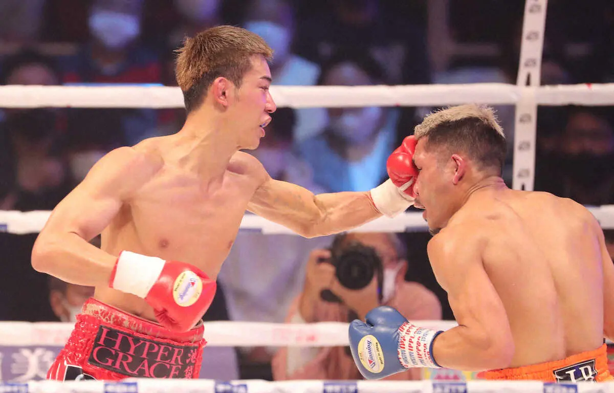 【画像・写真】中川麦茶が乱闘騒ぎの山下賢哉に5回TKO勝ち　戦いたい相手は「亀田興毅？」