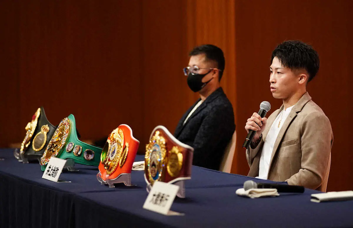 【画像・写真】井上尚弥　4王座返上「ここから先が本当の戦いになっていく」