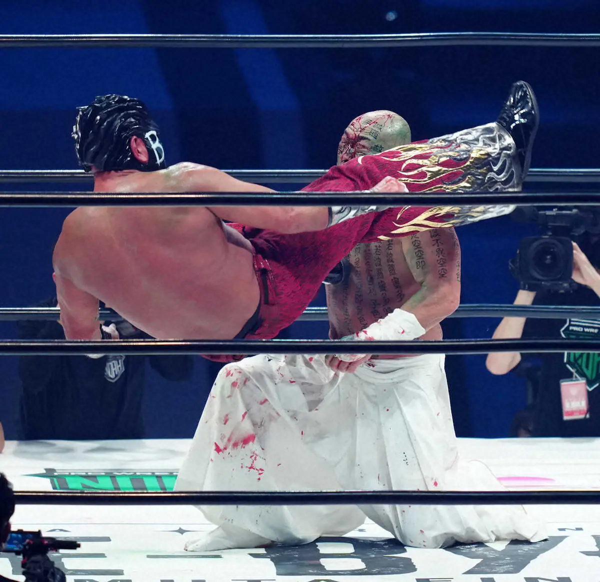 【画像・写真】グレート・ムタ　白使へのシャイニング・ウィザードで有終の美！「ノーモアムタ。バイバイ」