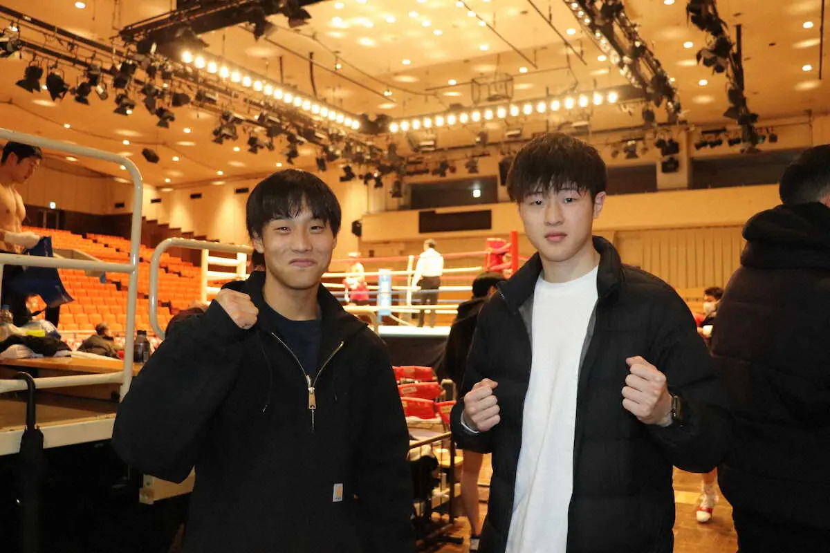 【画像・写真】大橋ジムの山崎裕生と北野武郎がプロテスト合格　山崎は4・26デビュー予定