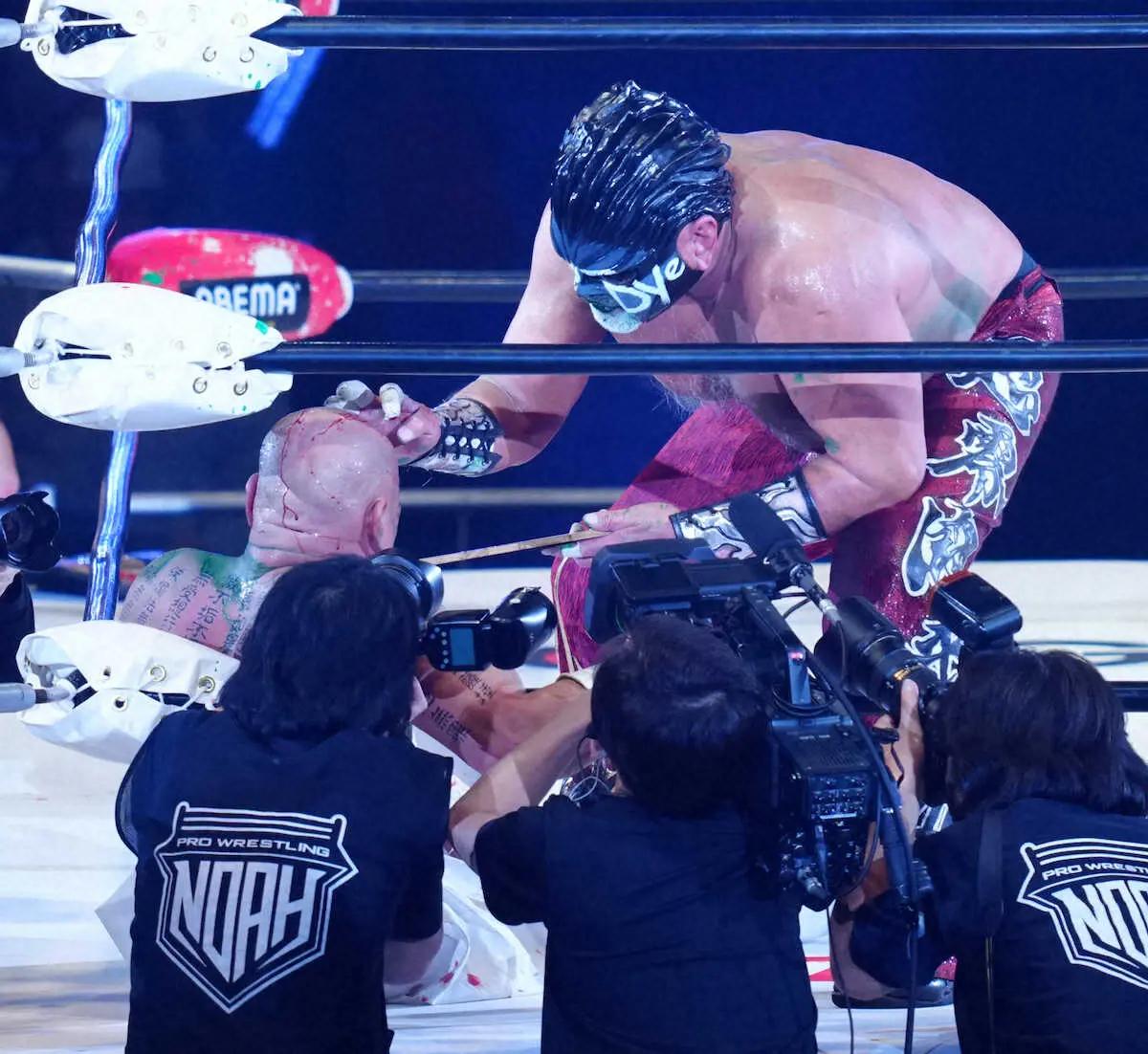 【画像・写真】武藤敬司　“悪の化身”グレート・ムタの挑発でビビりながら帰宅！？「試合後の運転は…」