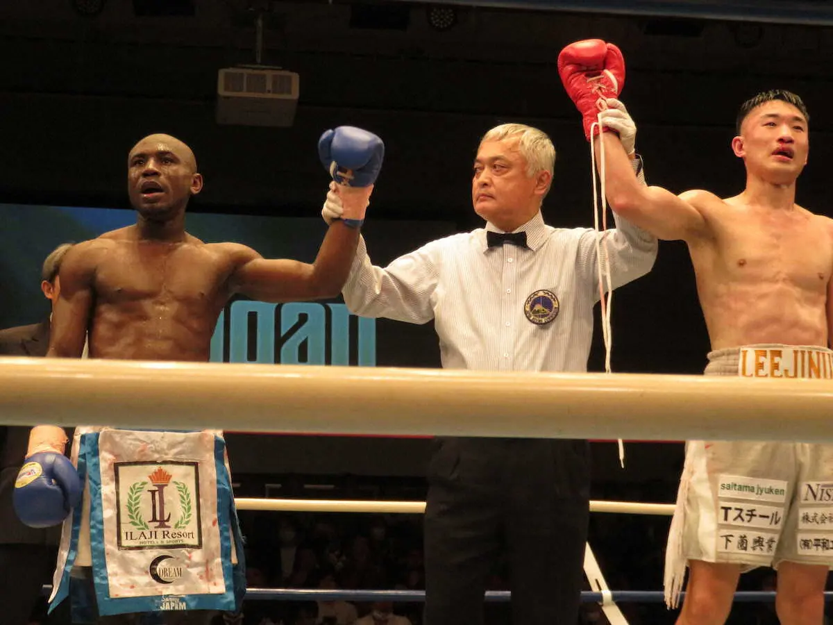 【画像・写真】ボビー・オロゴン発掘のオイコラ、後楽園デビュー戦はドロー「勝ったと…」