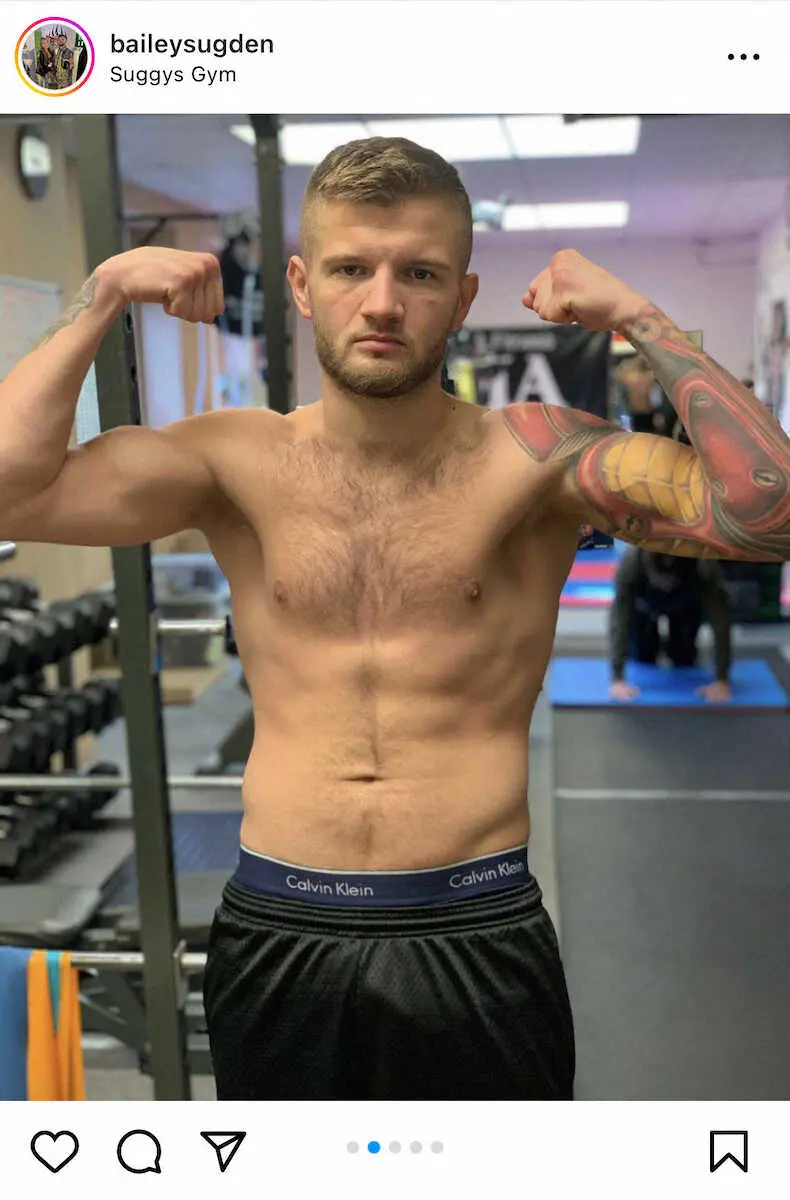 【画像・写真】ベイリー・サグデンの公式インスタグラム（＠baileysugden）から