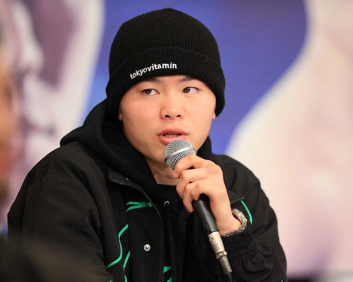 【画像・写真】天心　デビュー戦のキーワード「シン・ゴジラの“現実対虚構”」　準備期間は「あっという間でしたね」