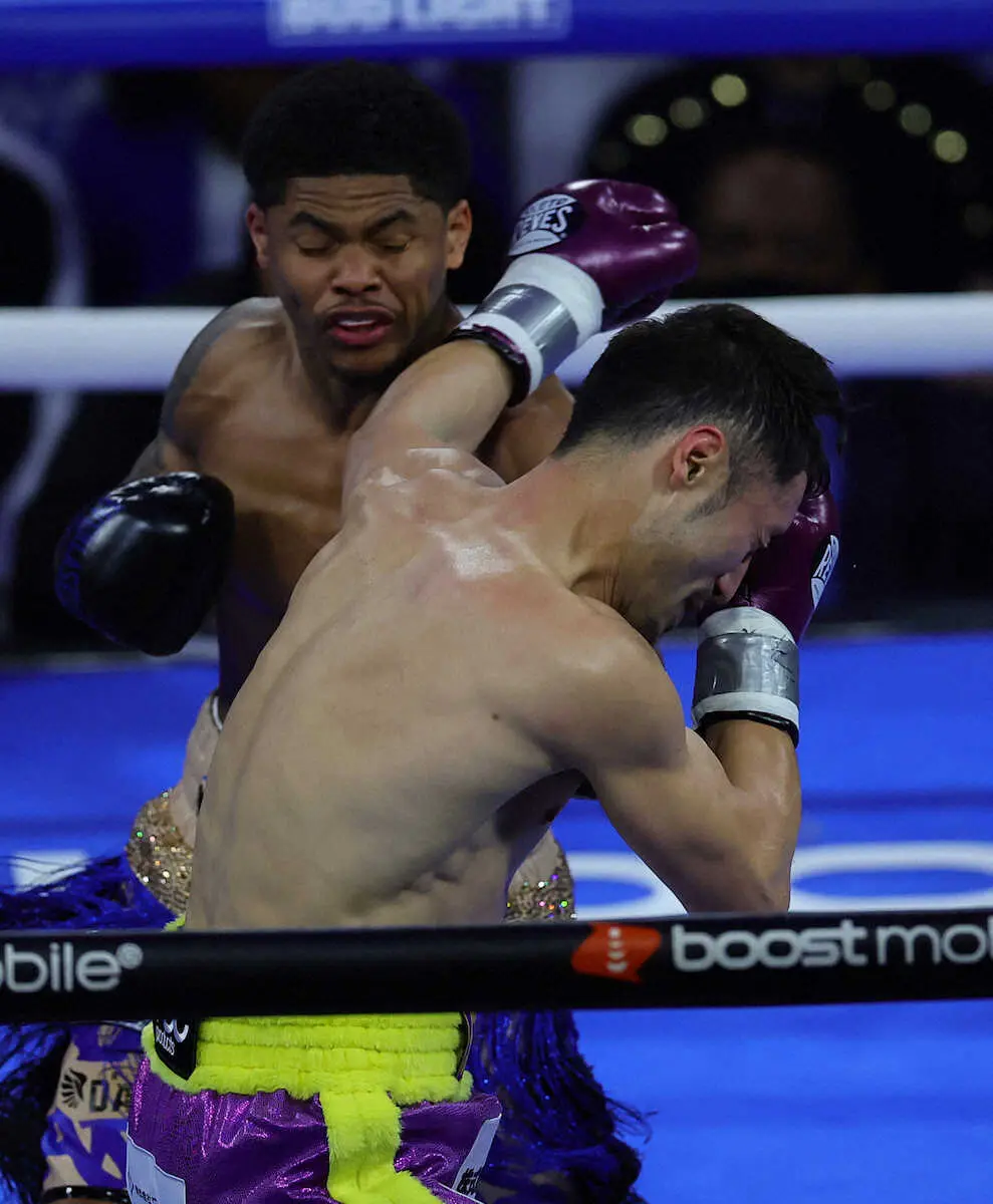 【画像・写真】シャクールに6回TKO負けの吉野修一郎「キレは凄かった。一瞬のドーン！が速かった」