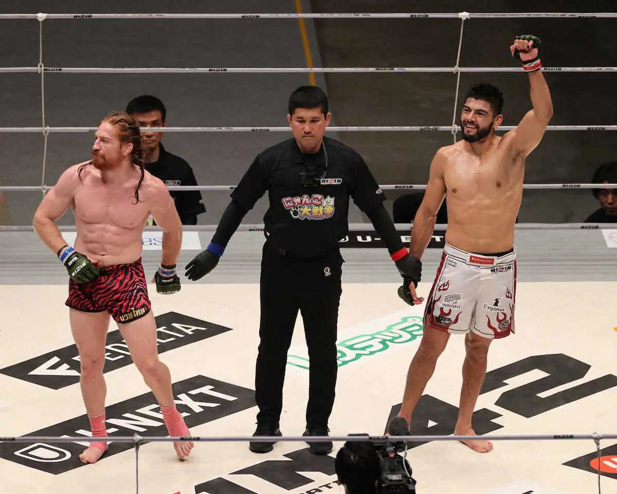 【画像・写真】【RIZIN】ライト級王者・サトシ　再起戦で判定勝利！涙ながらに謝罪「大みそかはごめんなさい」
