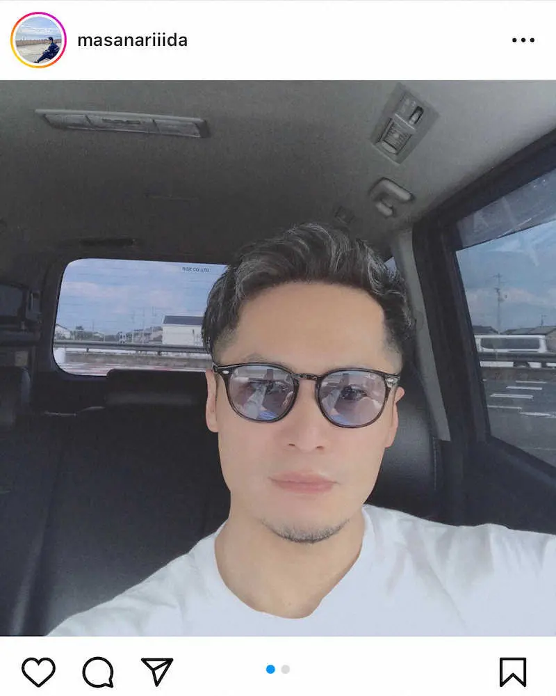 【画像・写真】飯田将成の公式インスタグラム（＠masanariiida）から