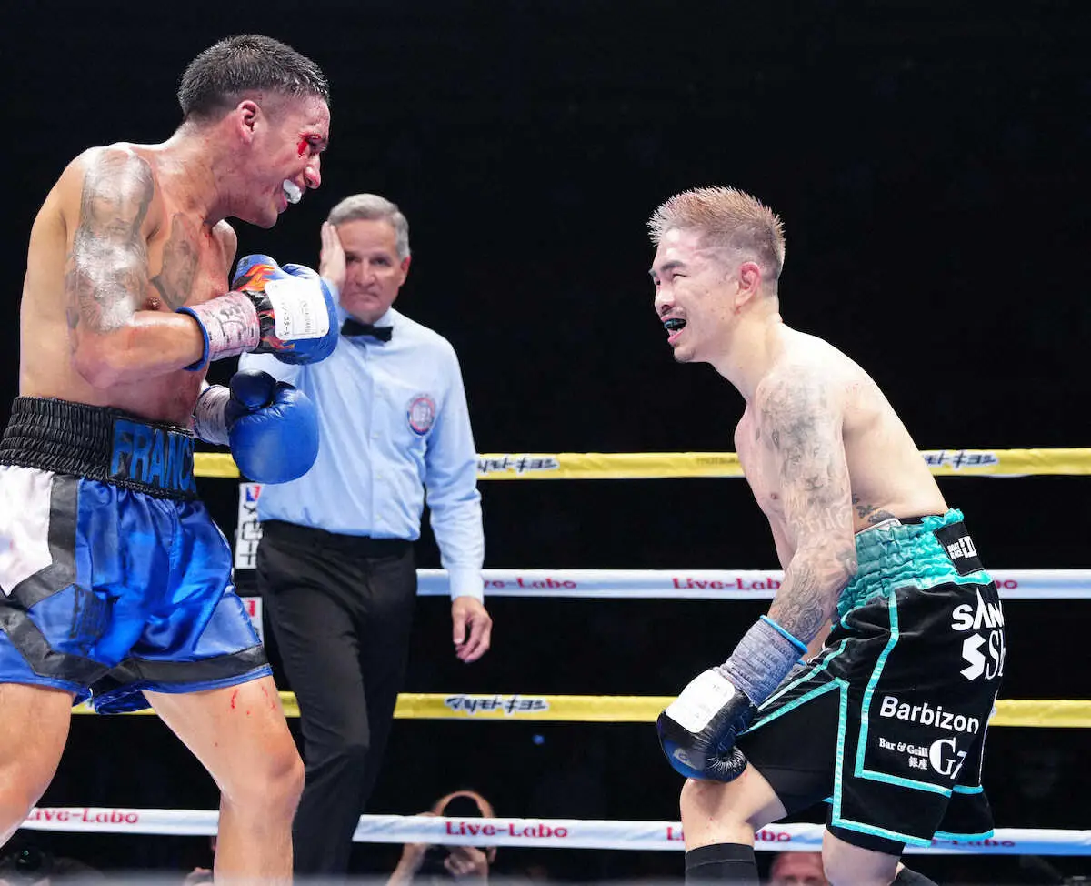 【画像・写真】井岡一翔が涙の世界王座返り咲き「必ず報われる」　判定3―0でフランコとの再戦に勝利