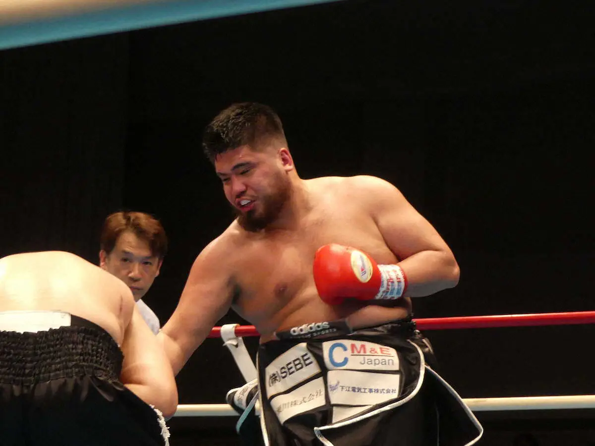 【画像・写真】日本ヘビー級王者・但馬ミツロ　韓国王者に判定勝ち