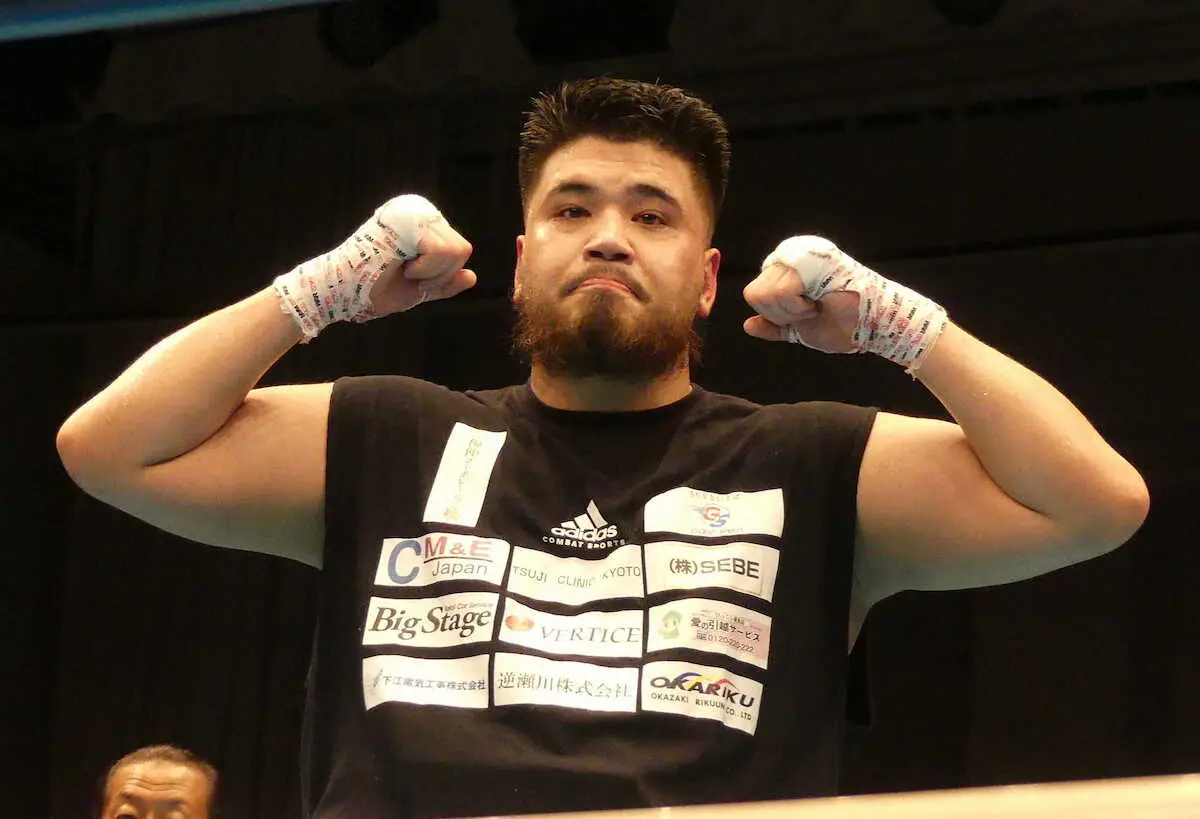 【画像・写真】但馬ミツロ「スパー見に来てんじゃねぞ」会場ヤジも気にせず7連勝　来月11日に次戦予定