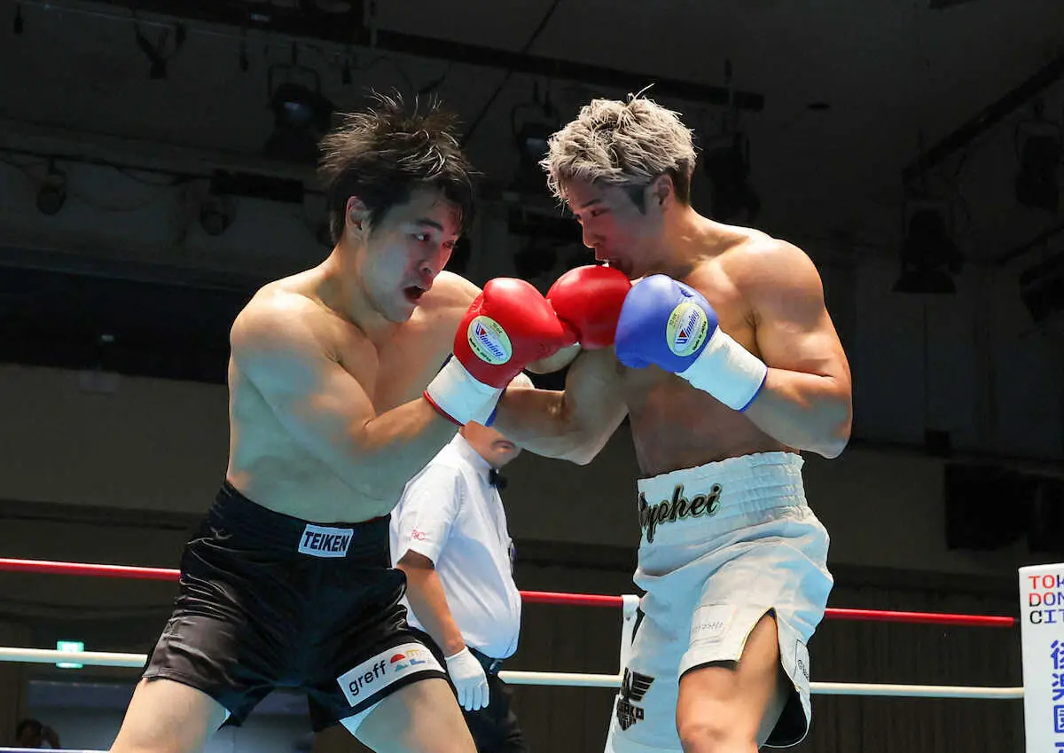 【画像・写真】東日本新人王準決勝　赤井英和の息子・英五郎VS伊吹吾郎の孫・遼平　赤井英五郎が3回TKO勝利