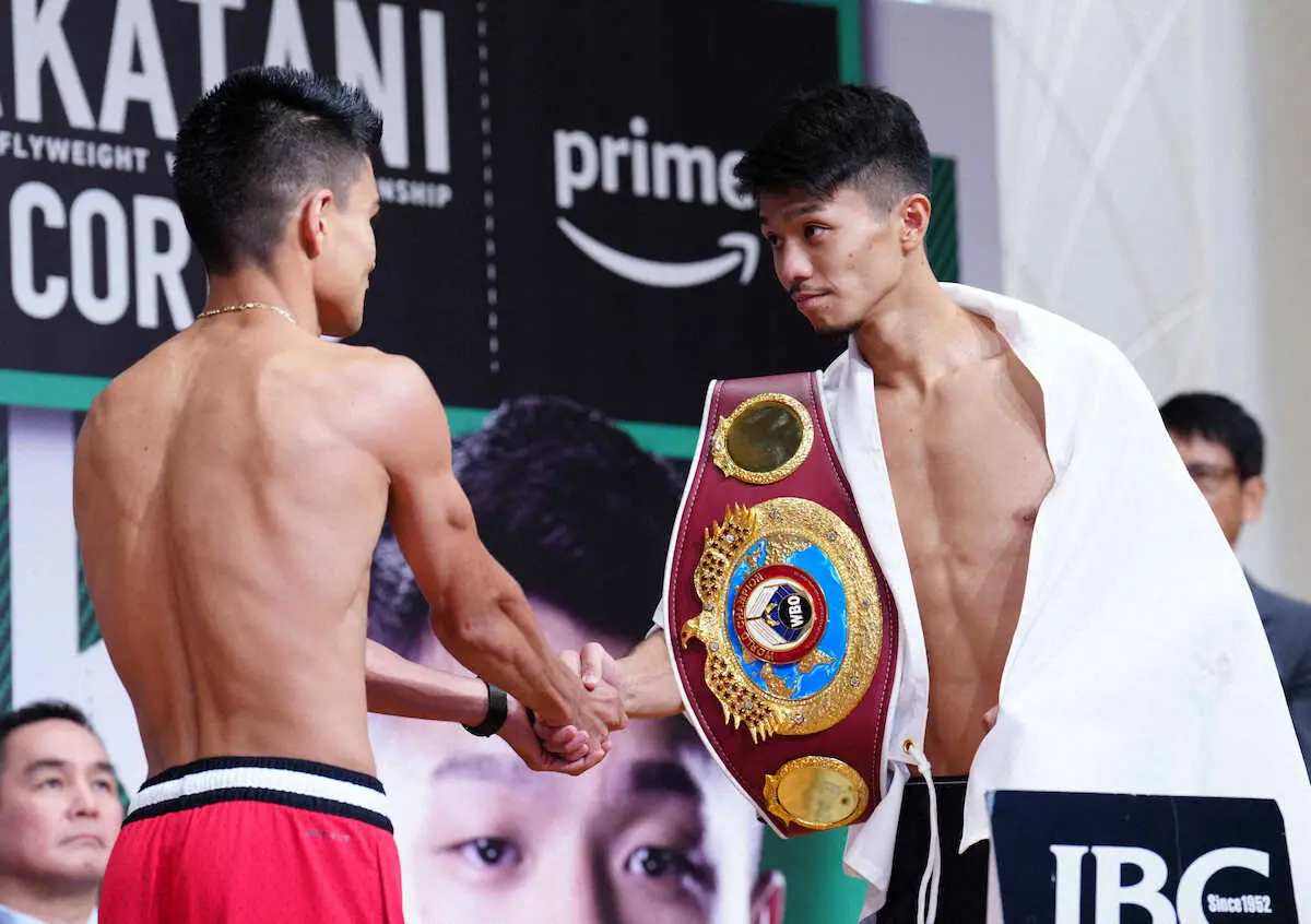 【画像・写真】中谷　日本“凱旋”初防衛戦へ「最高のパフォーマンスを」