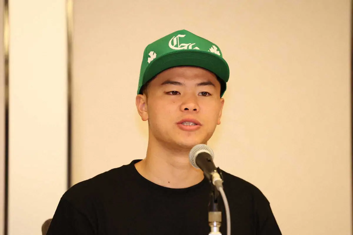 【画像・写真】那須川天心　転向2戦目完勝から一夜明け会見「まだまだ楽しくなる」帝拳ジム本田会長は来年の海外進出示唆