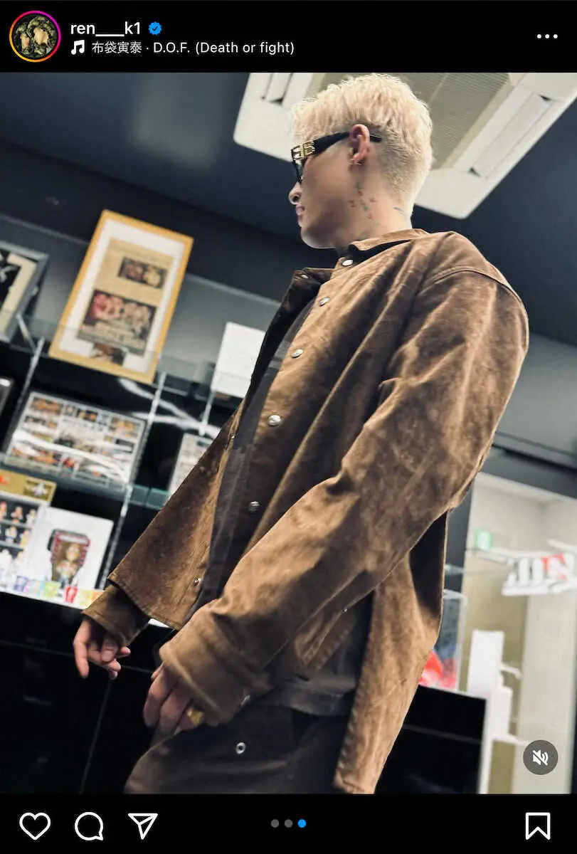 【画像・写真】平本蓮「New Year Eve」とRIZIN事務所来訪で大みそか参戦！？ ファン歓喜「確定でしょ」
