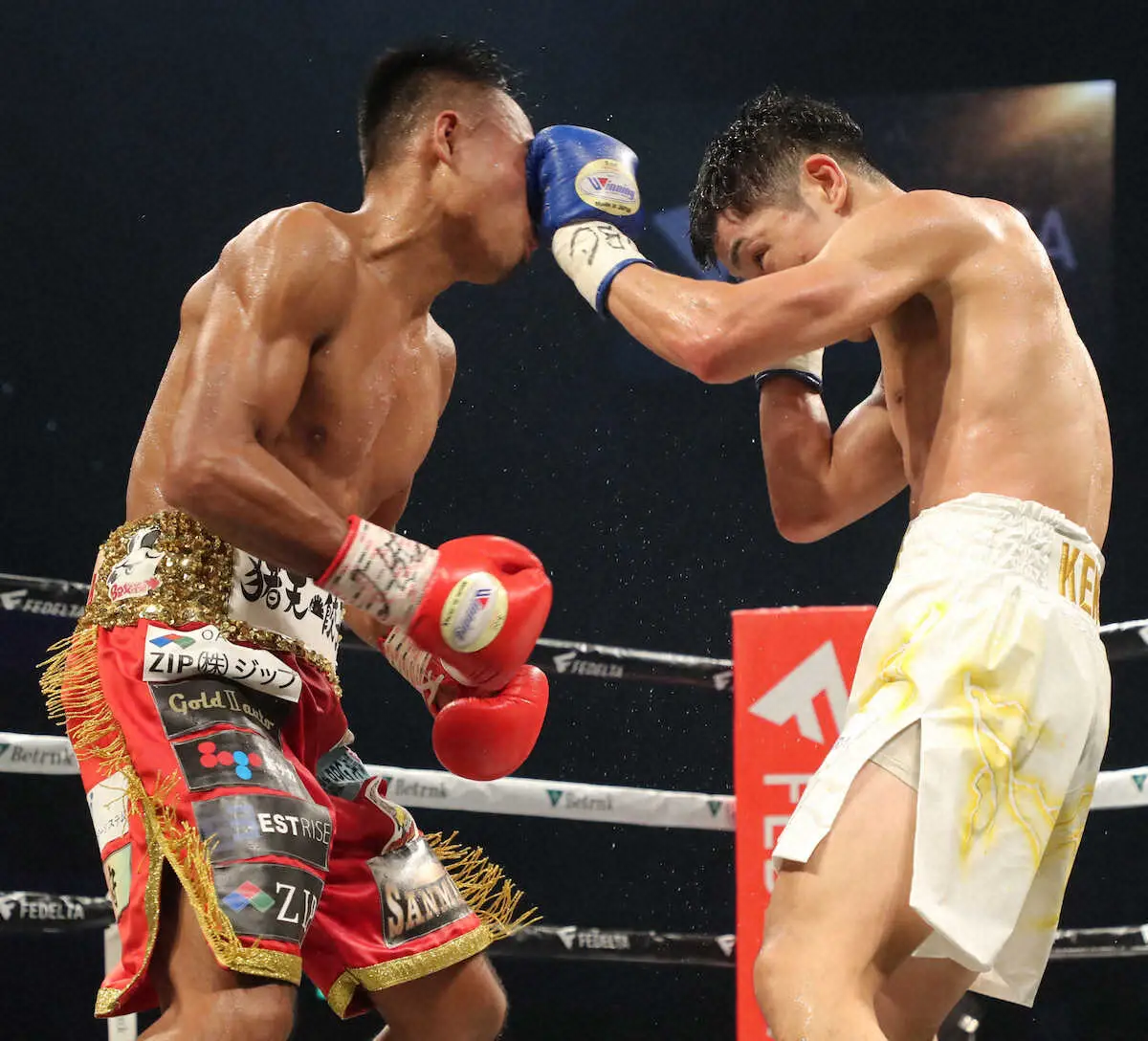 【画像・写真】藤田健児　1回に左オーバーハンドでダウン演出　元世界ランカーに大差判定勝ち