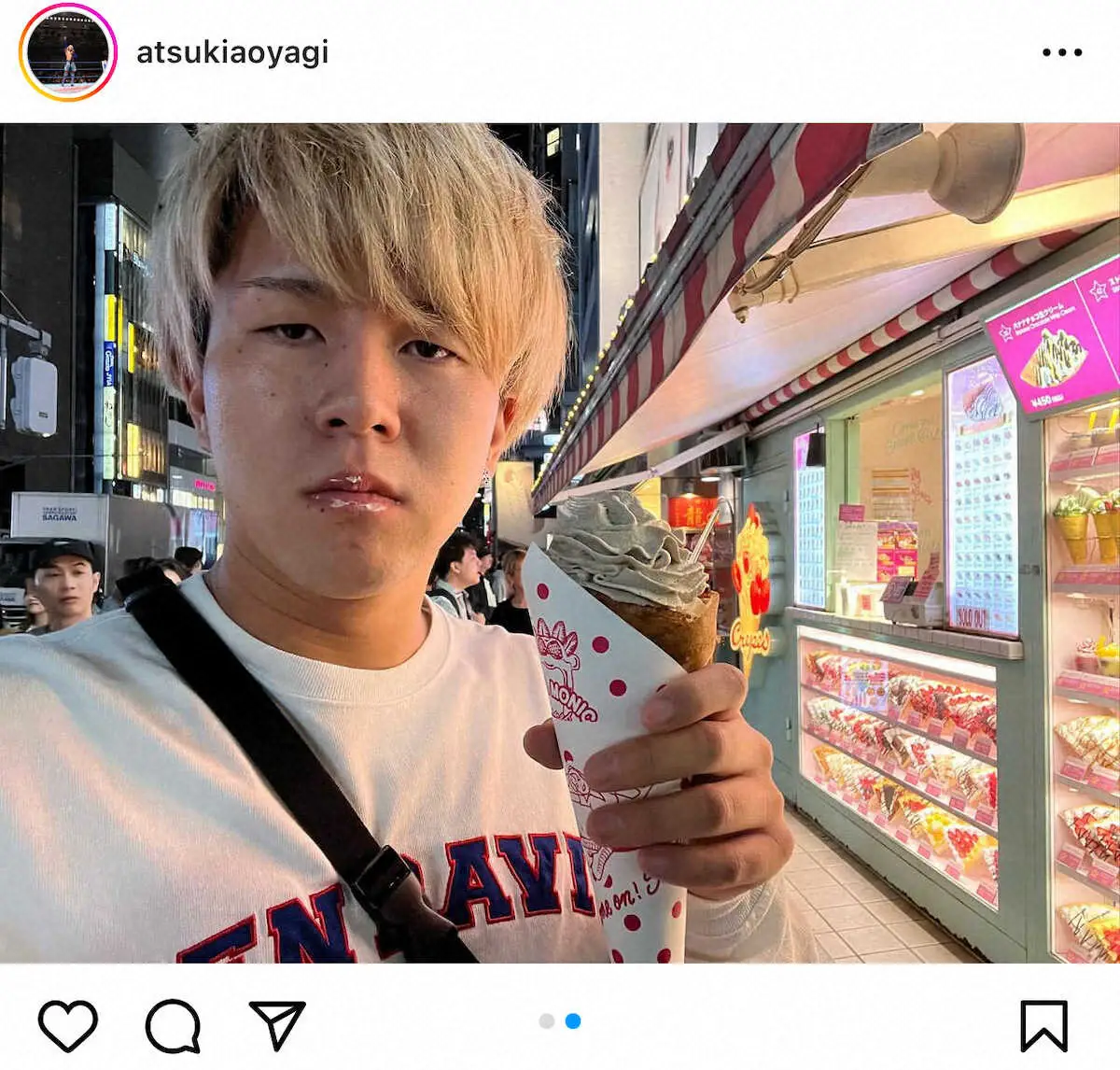 【画像・写真】【全日本】イケメンたちでクレープデート！青柳亮生あざといS　安齊勇馬は嫉妬？「2度と一緒に撮らない」