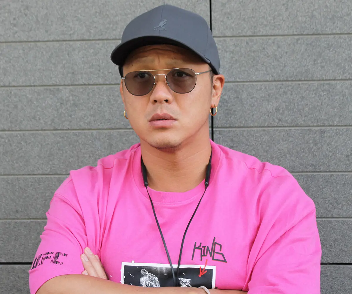 【画像・写真】インタビューに応じたフジタ“Jr”ハヤト（撮影・酒井卓也）