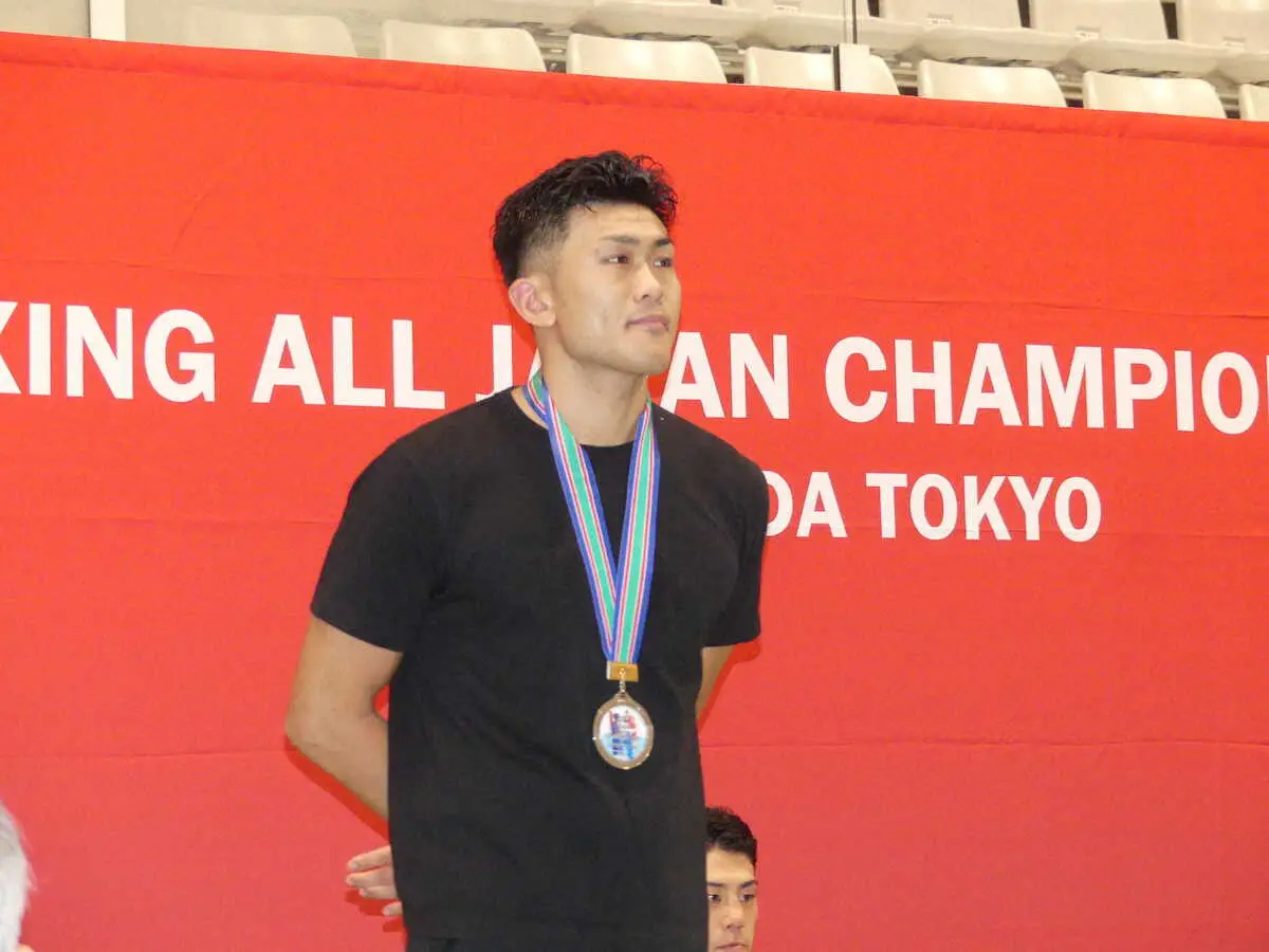【画像・写真】【ボクシング全日本】若谷豪が東京五輪代表の森脇下し優勝　パリ消滅の森脇は淡々「それが全てではない」