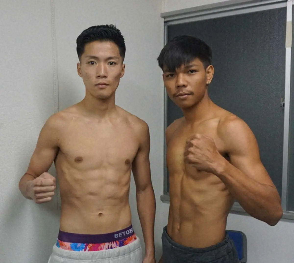 【画像・写真】来年2月に日本タイトル挑戦の前田稔輝「弾みをつける」　前哨戦の計量パス