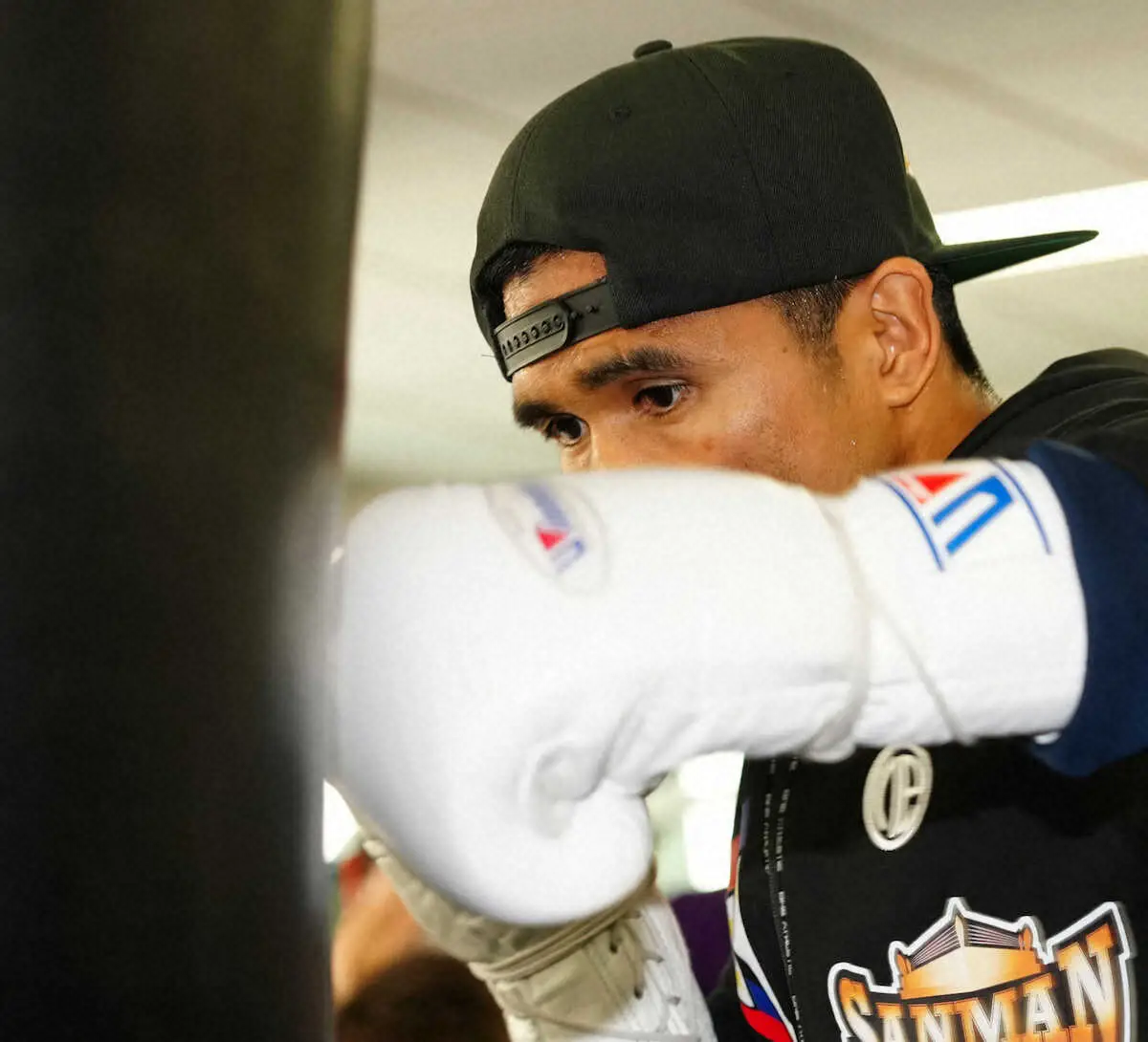 【画像・写真】タパレス練習公開　井上尚弥に「2000％勝つ」　26日に世界Sバンタム級王座統一戦　