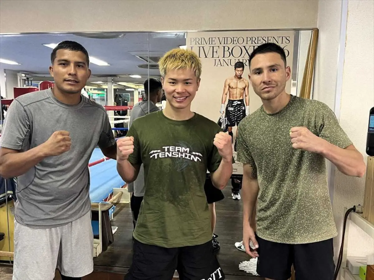 【画像・写真】那須川天心　23日のボクシング3戦目へメキシコ人2選手とスパー開始　「自分自身に期待している」