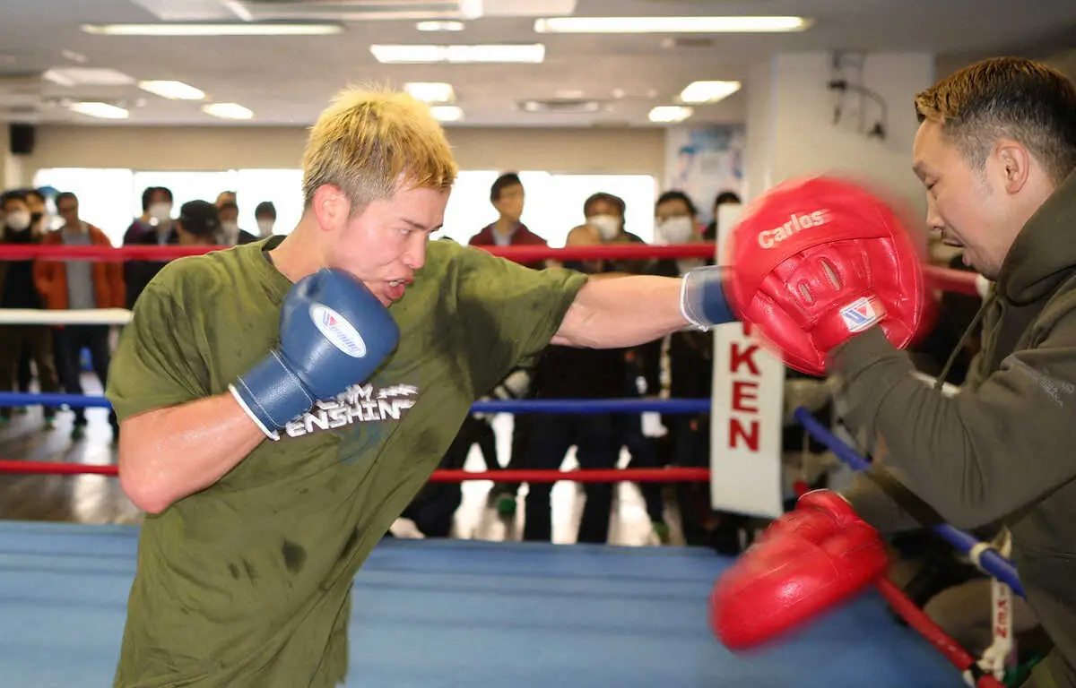 【画像・写真】那須川天心　“KOする詐欺”やめる！　1・23ボクシング3戦目で初のKO勝利へ新スタイル披露
