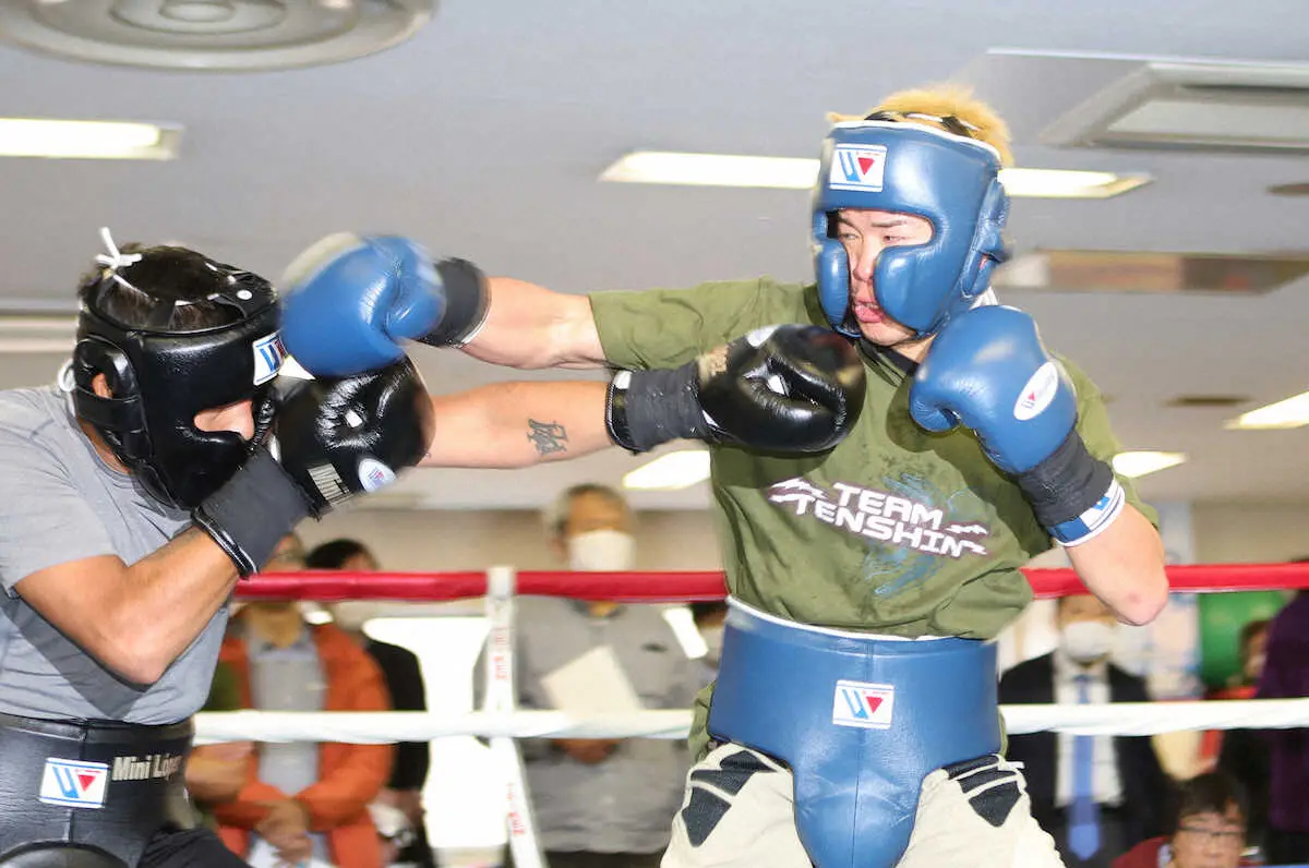 【画像・写真】那須川天心「“するする詐欺”をやめたい」　転向3戦目の正直KOへ超攻撃スタイル披露