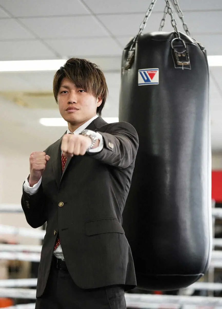 【画像・写真】“井岡2世”桑原拓　5・6世界初挑戦でユーリ阿久井に雪辱へ「倒し返したい気持ちはある」