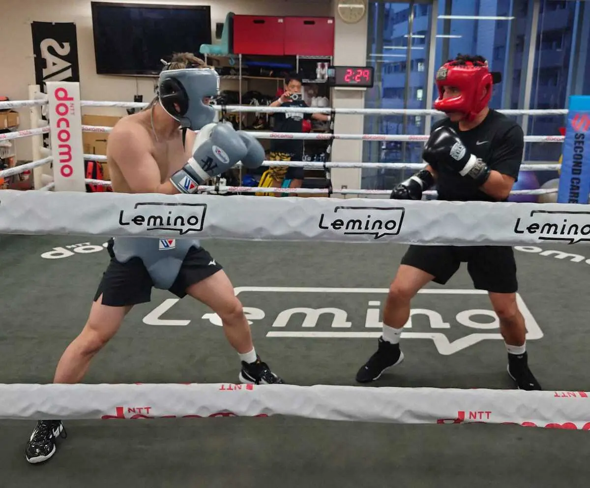 【画像・写真】井上尚弥「万全と言える」　5・6東京ドームでのネリ戦へ　メキシコ人選手との8Rスパーを報告