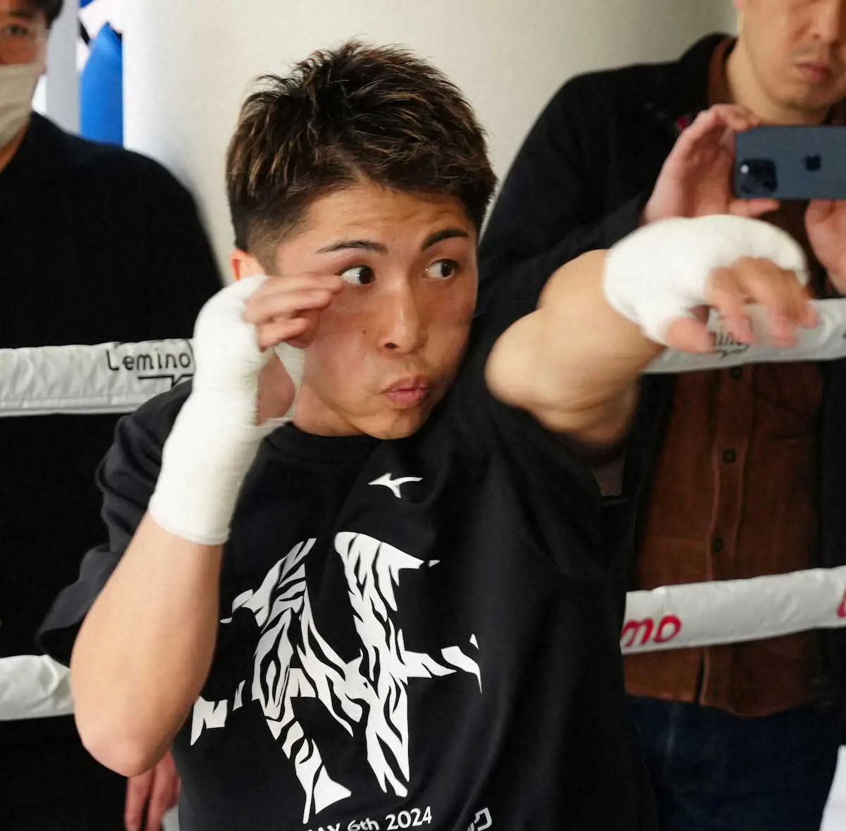 【画像・写真】井上尚弥「志が低い」　“悪童”ネリ本性現すも一蹴　練習着で挑発返し「黒ヒョウに食らいつくということ」