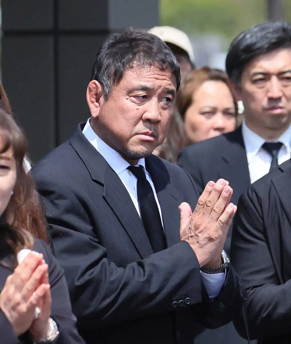 【画像・写真】曙さん葬儀　永田裕志がプロレスで対戦した思い出を懐古「強烈なビンタで首が吹っ飛ぶかと…」