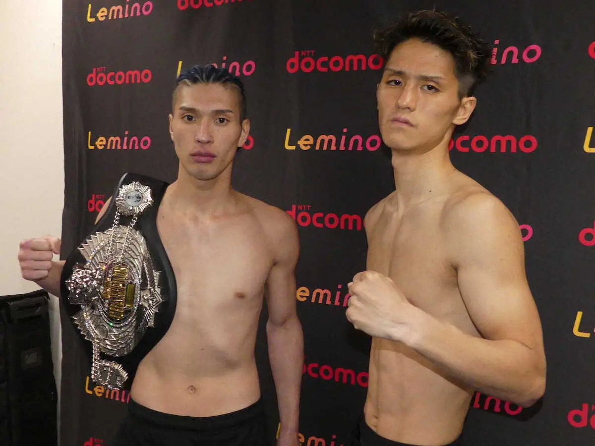 【画像・写真】【ボクシング】王者・高山涼深　挑戦者の青カラーでV2誓う　古谷昭男は同門・西田先輩にバトンつなぐ
