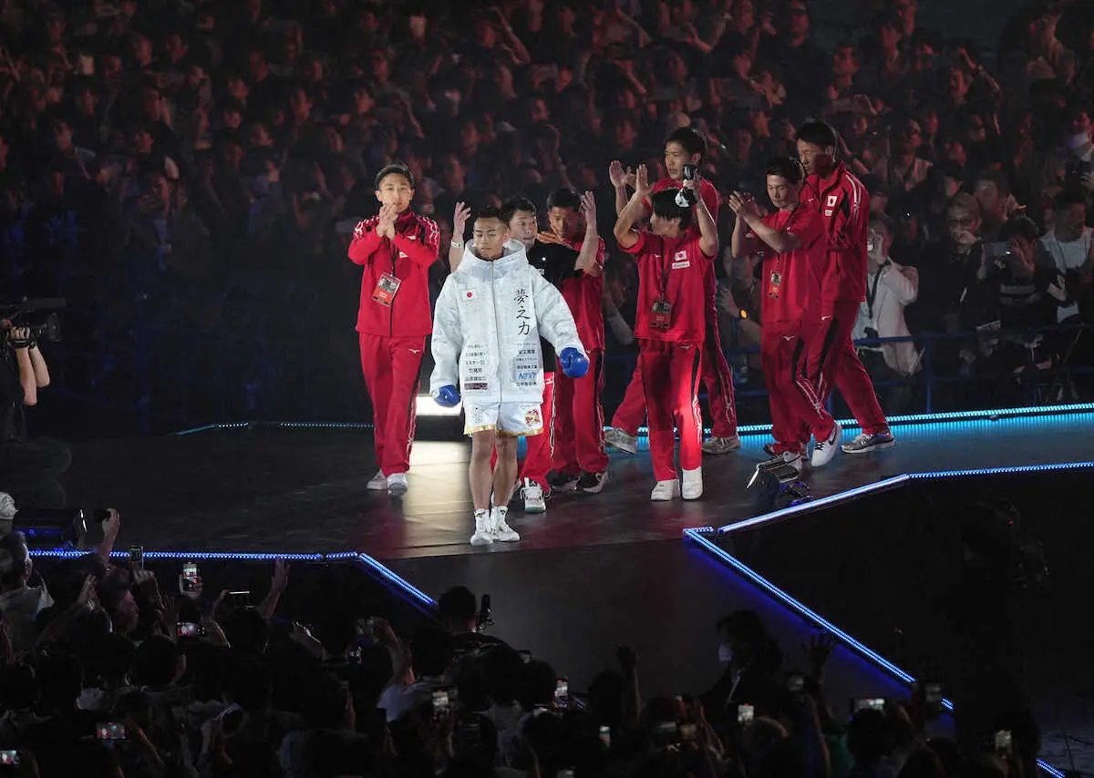 【画像・写真】武居由樹が世界初挑戦！Kー1時代からのテーマで入場にファン感動「THE　MATCHだ」「感慨深いな」