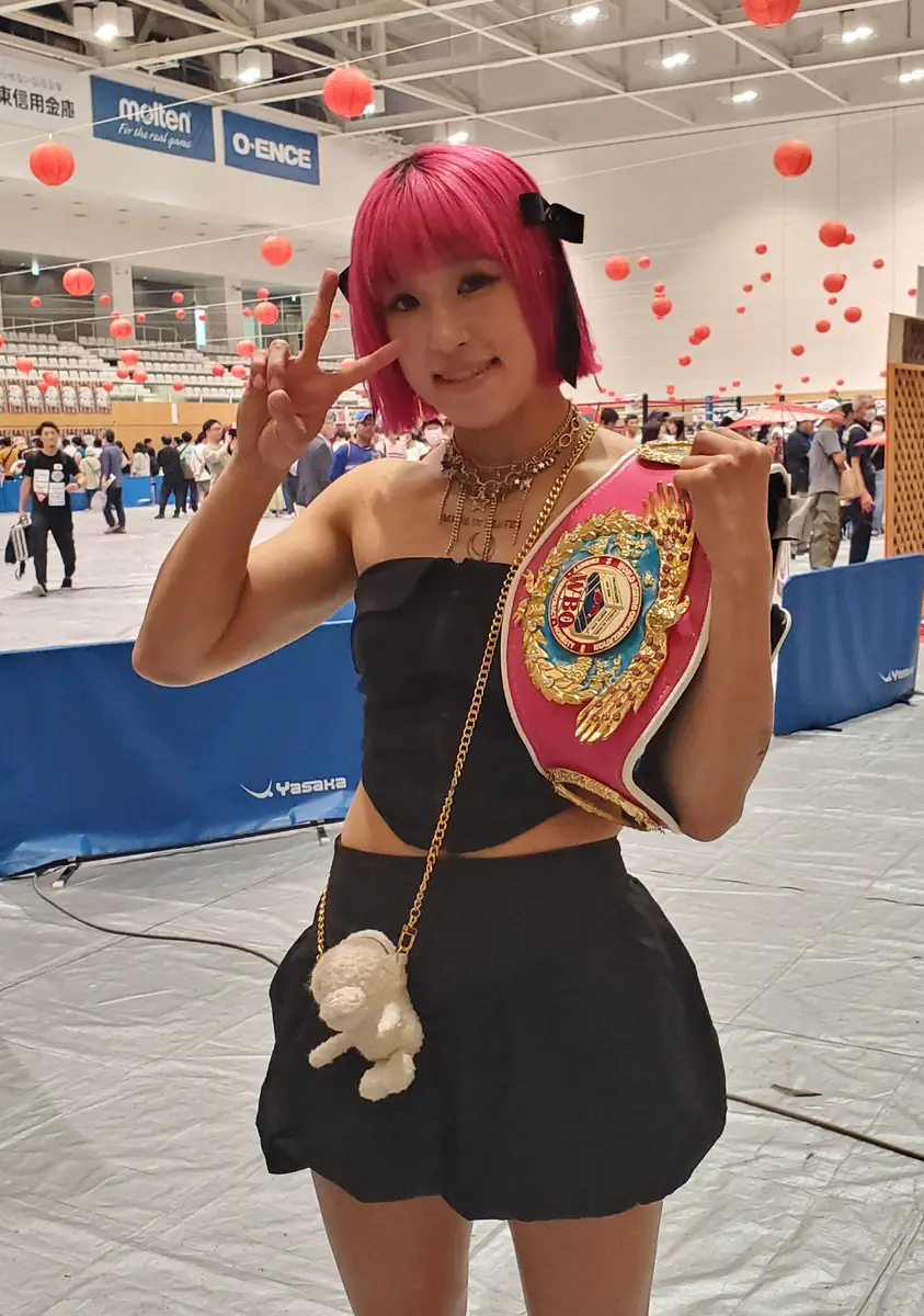 【画像・写真】女子世界王者・昼田瑞希はコスプレじゃない？私服でイベント参加　「こういう機会で知ってもらえたら」　