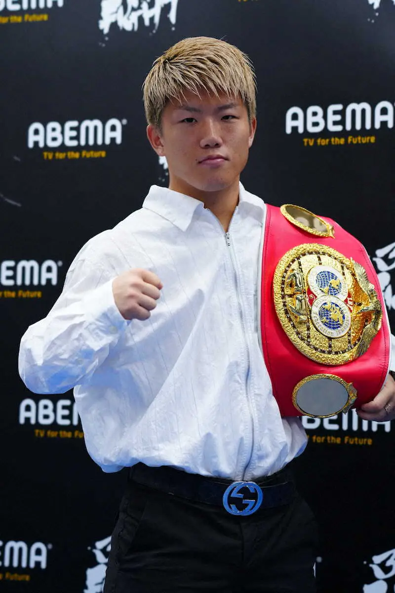 【画像・写真】重岡銀次朗　7・28に初のメインでV3戦決定　「熱い試合したい」滋賀初の世界戦でKO防衛誓う