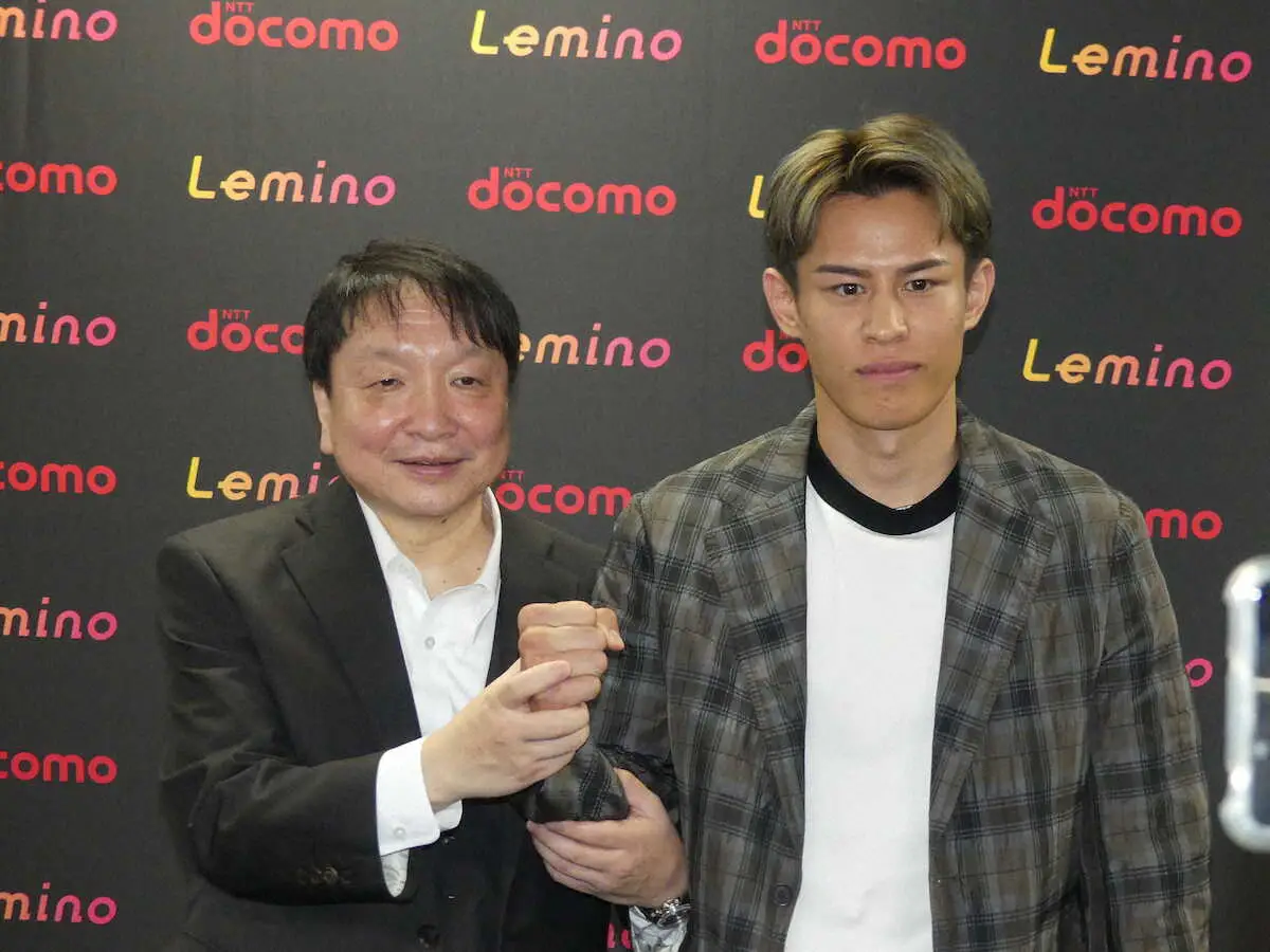 【画像・写真】力石　大橋ジム移籍「日本で一番素晴らしい環境」　大橋会長「年内か来年には世界戦を」