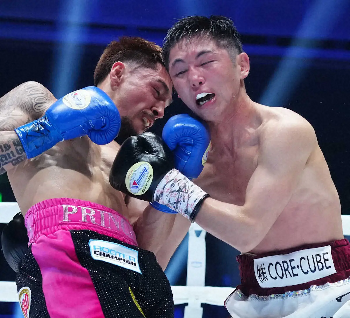 【画像・写真】加納陸、8年ぶりの世界挑戦も悲願のベルトに届かず　3回KO負け　左アッパー食らい沈む