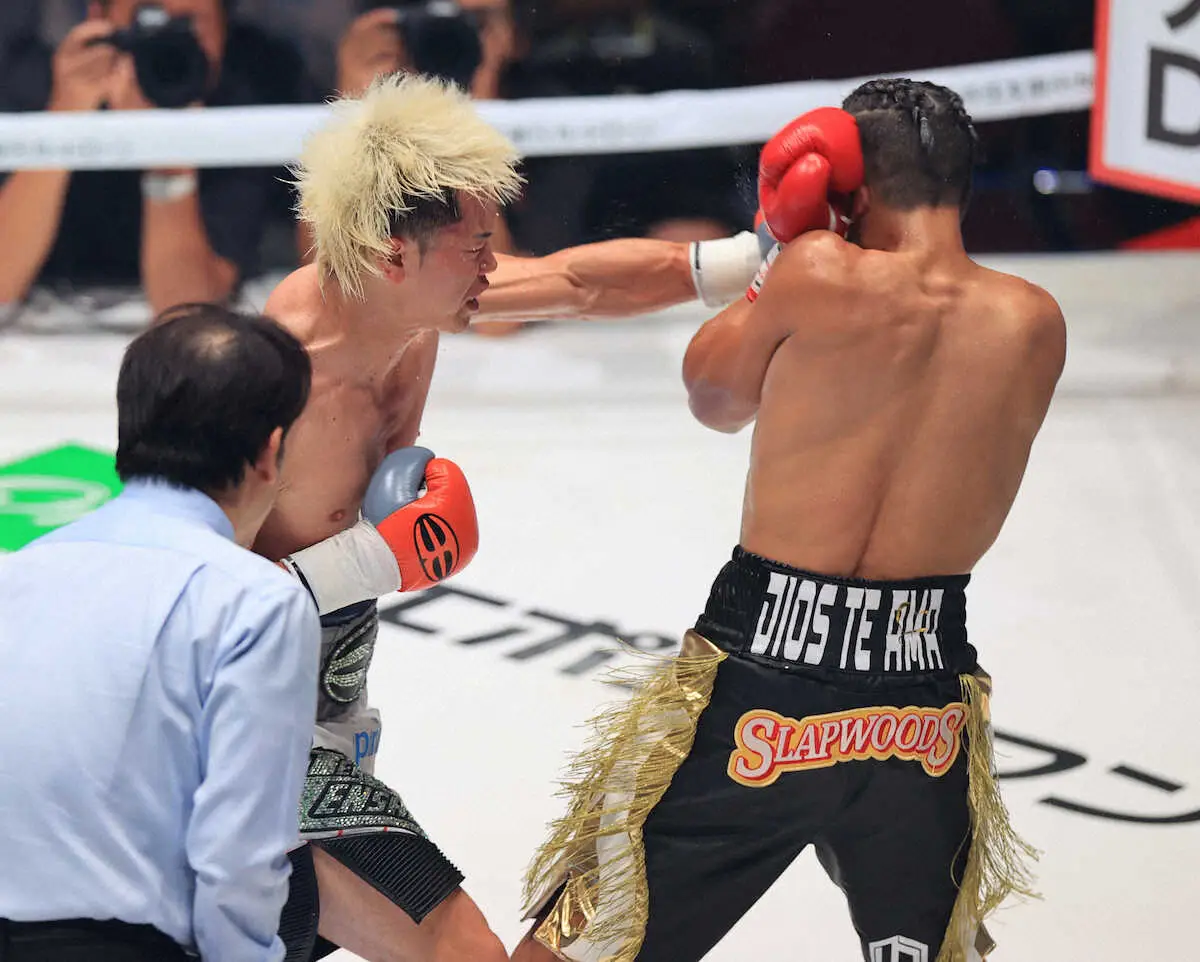 【画像・写真】那須川天心「やっとやりましたよ、KO。今日はかましたと思います」　世界4位に3回TKOの圧勝劇
