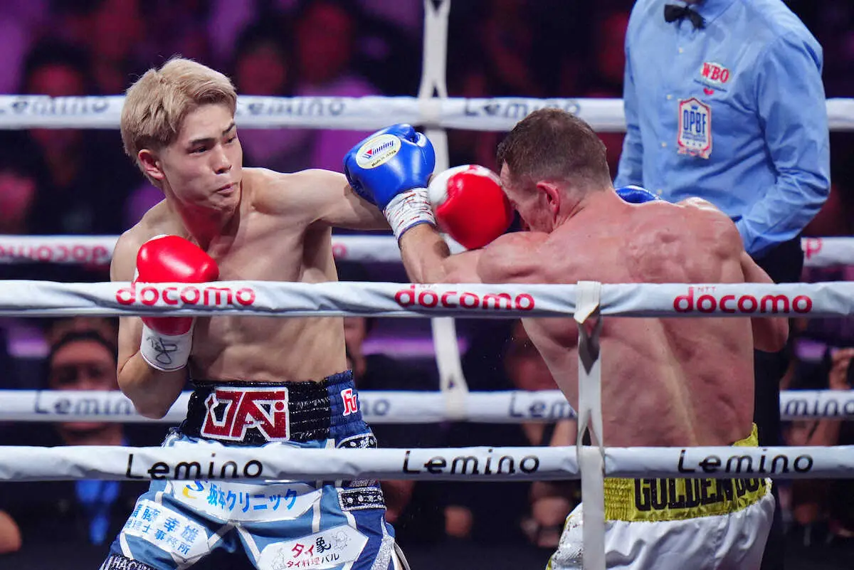 【画像・写真】日本人初ウエルター級世界王者へアジア2冠・佐々木尽が7回TKO勝ち　アラム氏に世界戦“おねだり”