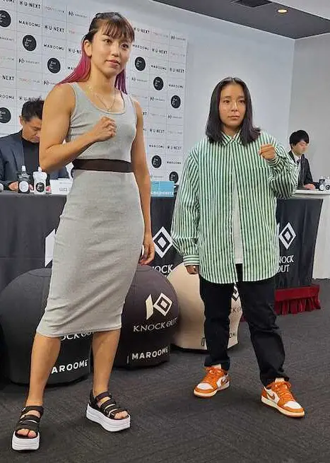 【画像・写真】ぱんちゃん、美伶が舌戦　ぱんちゃん「日本人に倒されたら終わり」美伶「必ず倒す」