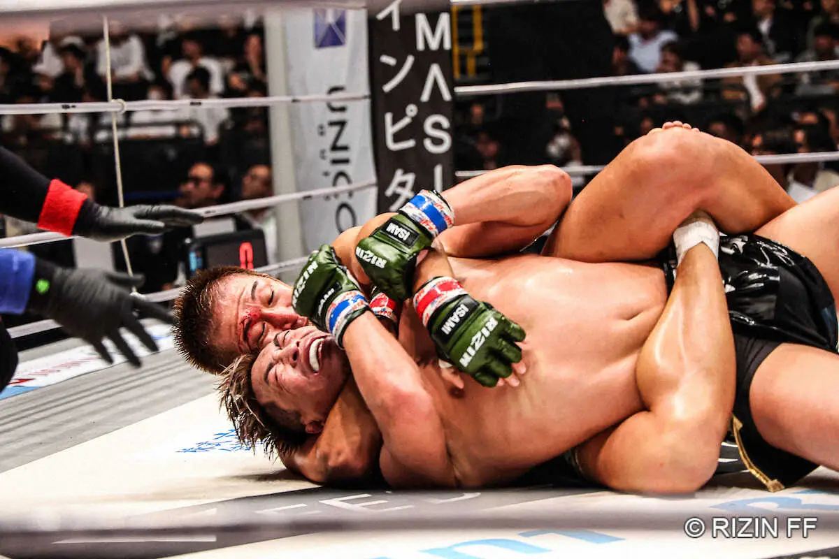 【画像・写真】「RIZIN48」リオ五輪レスリング銀の太田忍　悔しい一本負け　2年前のリベンジならず