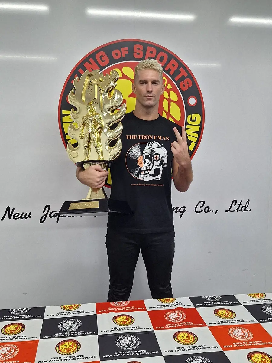 【画像・写真】新日　来年1・4、5の一部対戦カード決定　IWGP世界ヘビー級王者のセイバーJrに海野が挑戦