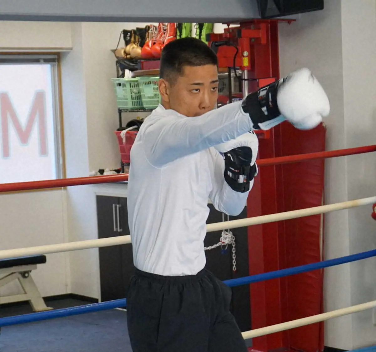 【画像・写真】日本＆WBOAPミドル級王者の国本陸「やり返す」唯一の黒星を喫した竹迫司登との再戦へ練習公開