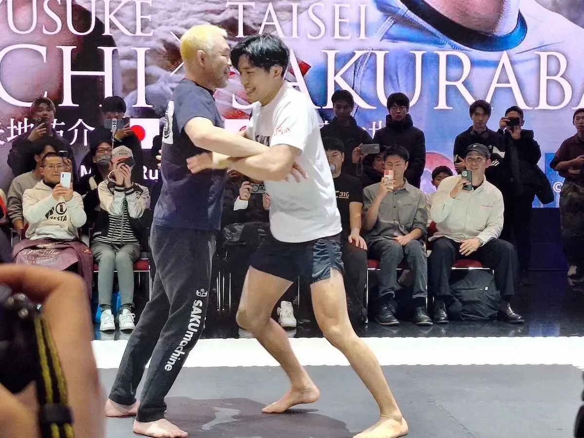 【画像・写真】桜庭和志の長男・大世「胸を借りるつもりで」 矢地「リングに上げれば平等」