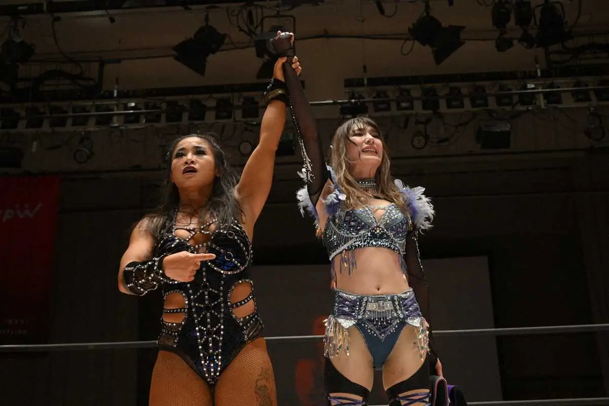 【画像・写真】上福ゆきが難敵を下しアジア2冠を死守「雰囲気を変えられたら」レイとのタッグ結成を熱望