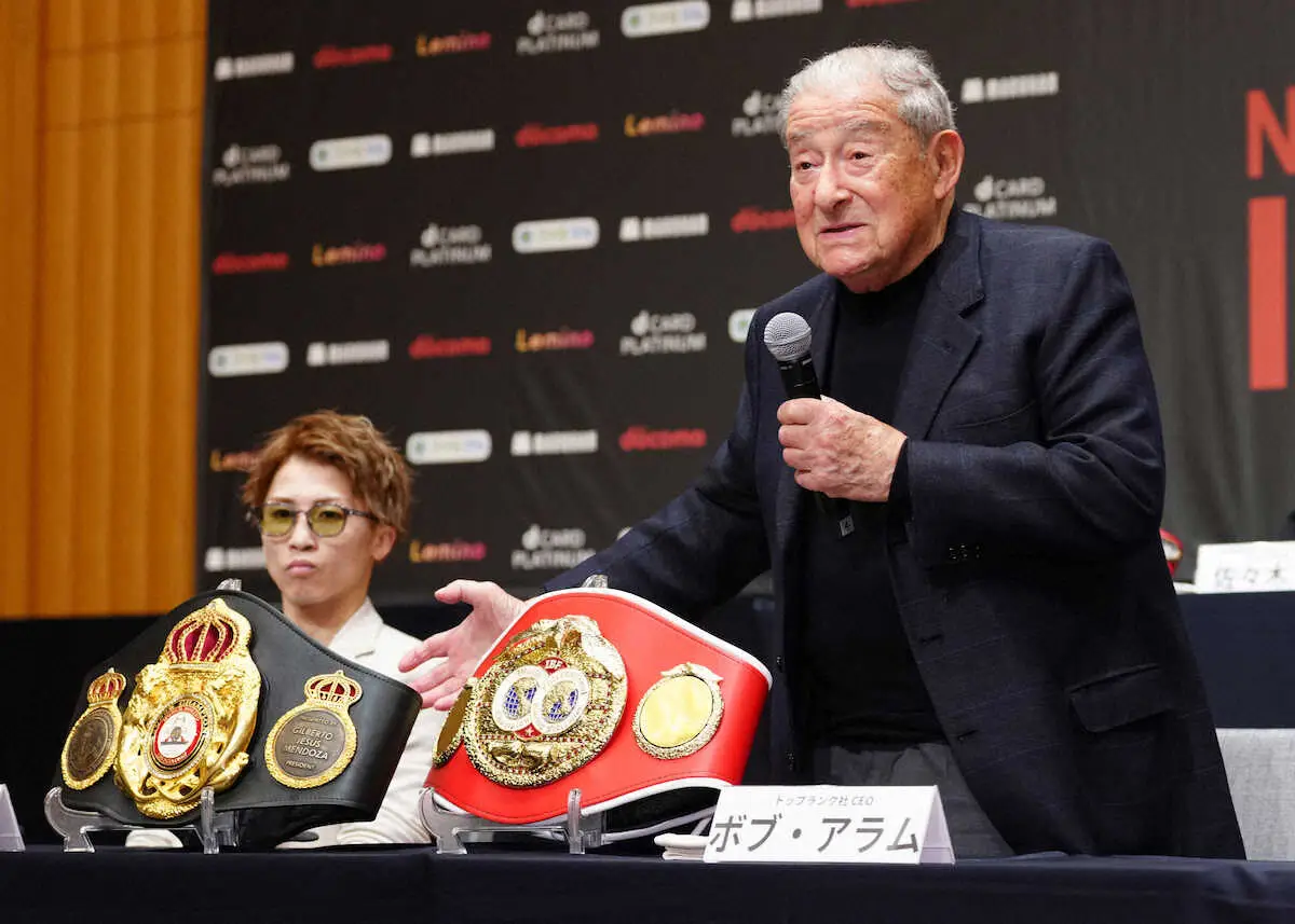 【画像・写真】「井上尚弥はボクシング界の顔」ボブ・アラム氏　米ラスベガスでの会場にも言及「最大級の会場を使用する」