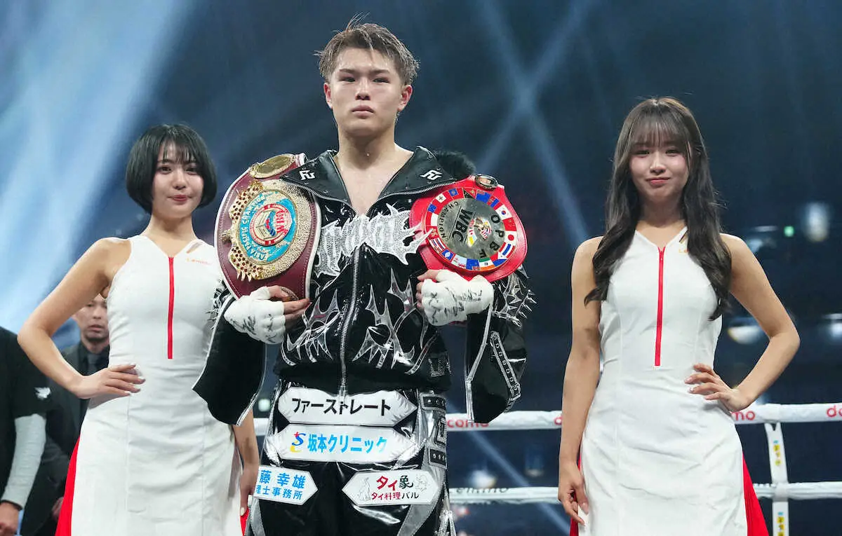 【画像・写真】日本人初ウエルター級世界王者へアジア2冠王者・佐々木尽がアラム氏に世界戦を要望　名前が出たのは…