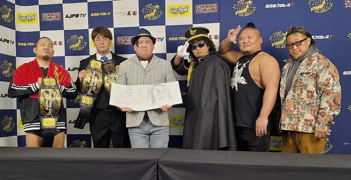 【画像・写真】全日本プロレスTV認定6人タッグ選手権　北斗軍のXは近藤修司「熊嵐を教育する」