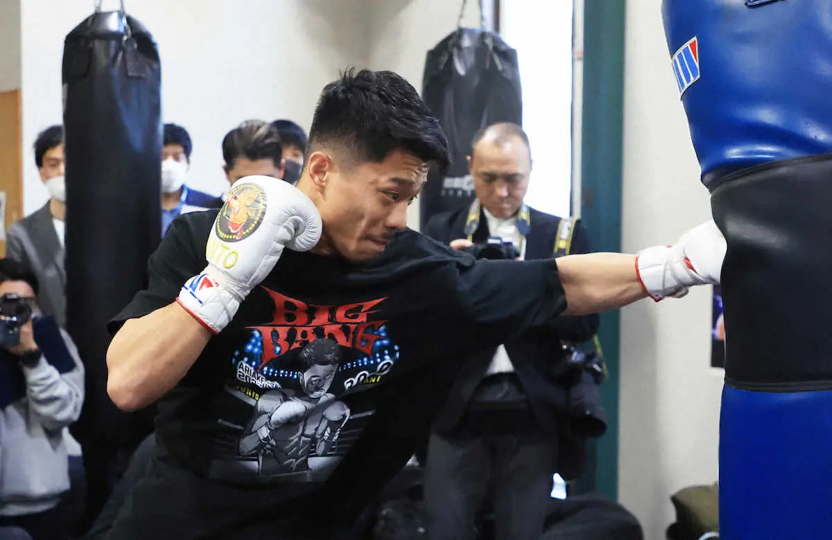 【画像・写真】中谷潤人　変幻自在で長身クエジャル討ちだ　新愛称「ビッグバン」Tシャツも完成　早くも30勝目を予告？