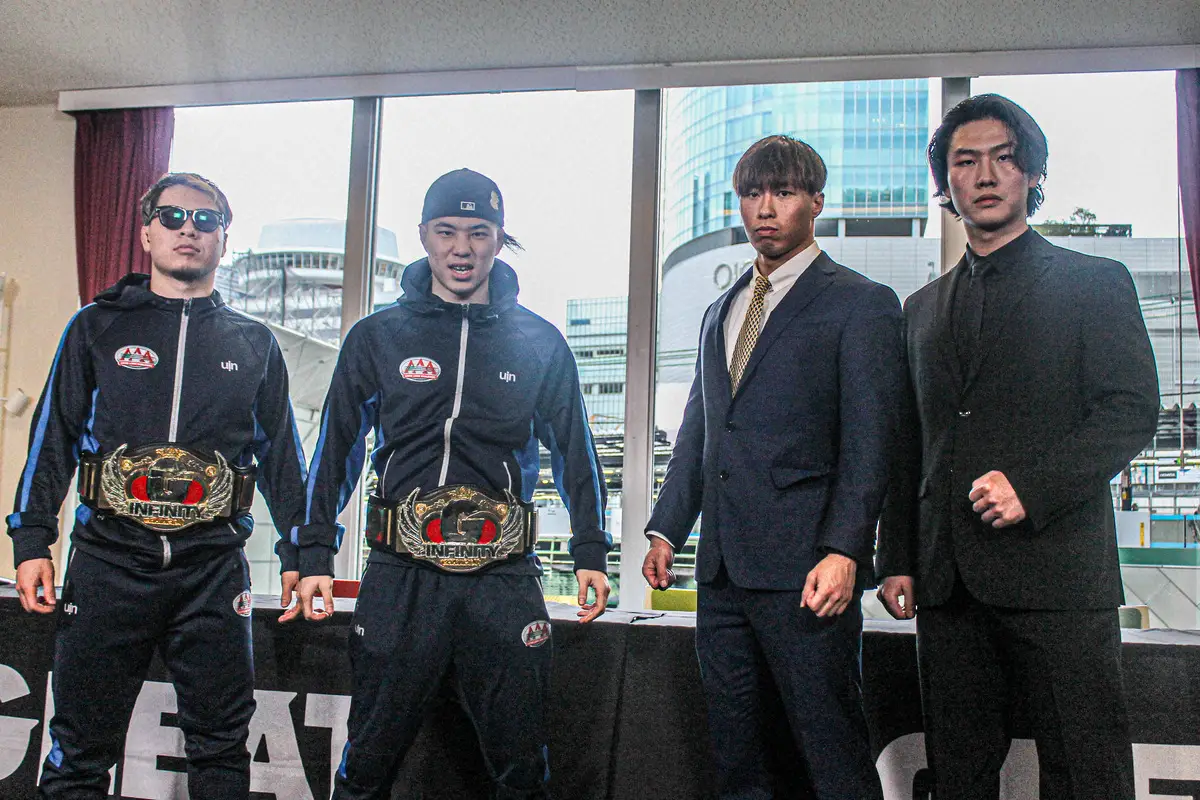 【画像・写真】【GLEAT】タッグ王者TAKUMA「メキシコで生活ができない！」と衝撃告白！SBKと一緒に防衛誓う